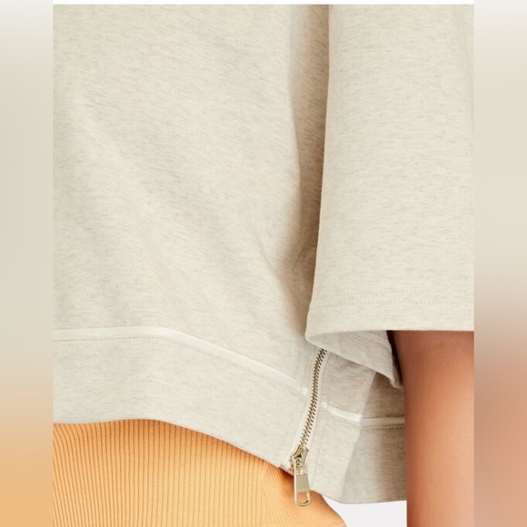 Varley NWT Fenton Cropped Tee Sweatshirt Size S - Picture 3 of 5